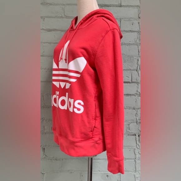 Adidas Original Women's Trefoil Hoodie Core Pink - Picture 6 of 7